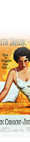 Cat on a Hot Tin Roof movie poster